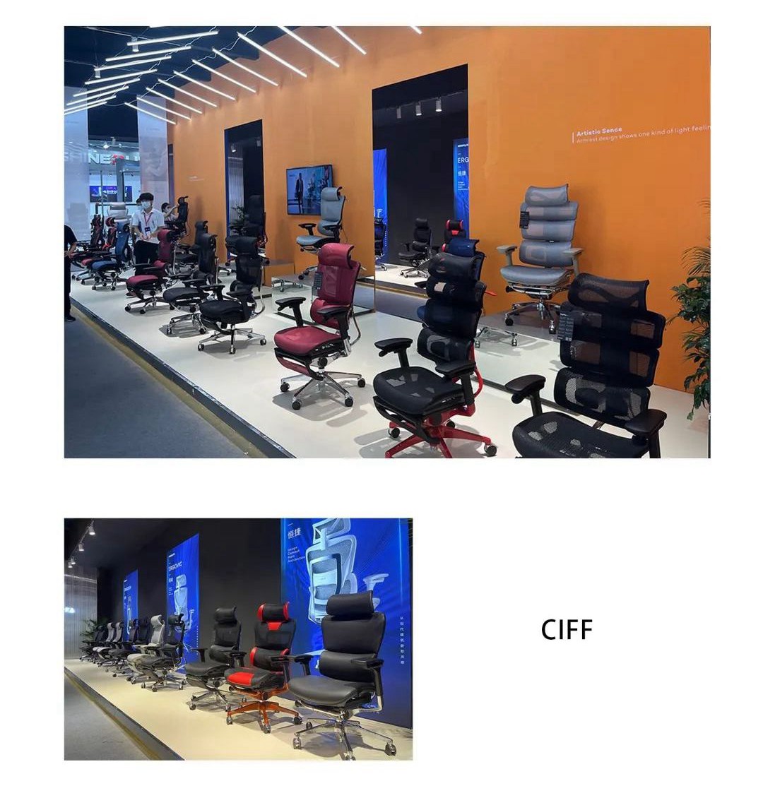 Yingfu's Ergonomic Chair Achieved Great Success in the 49th CIFF-Guangzhou