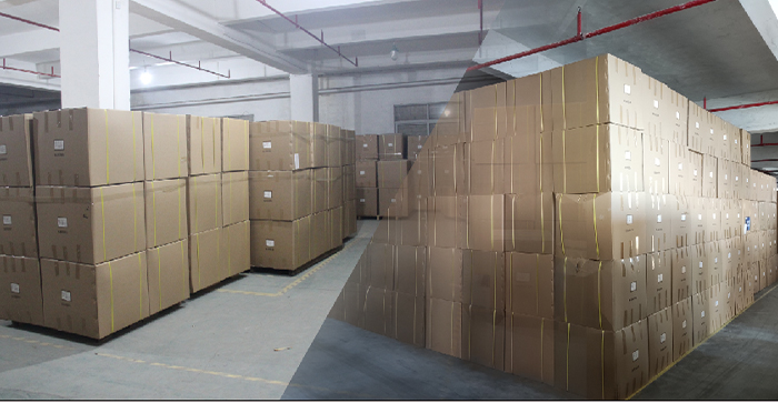 We have a large warehouse of 5000 square meters. It can store over 100 containers at the same time.