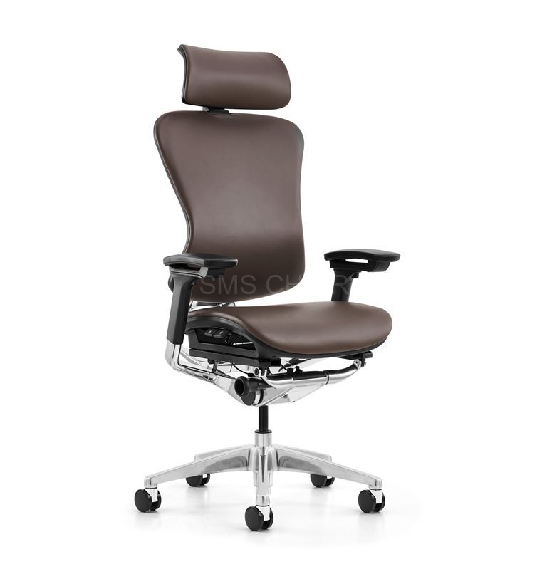 Ergonomic High Back Executive Office Chair Modern Swivel Home Computer Leather Chair