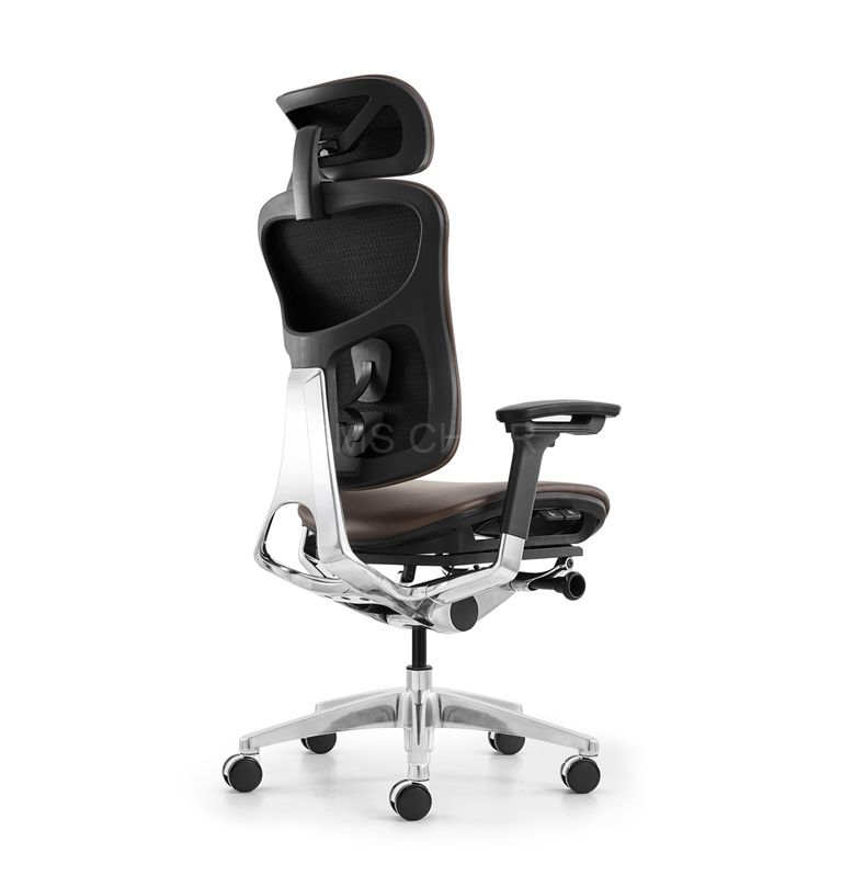 Ergonomic High Back Executive Office Chair Modern Swivel Home Computer Leather Chair