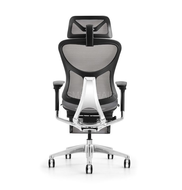 Adjustable Aluminium High Back Official Executive Chair with Footrest