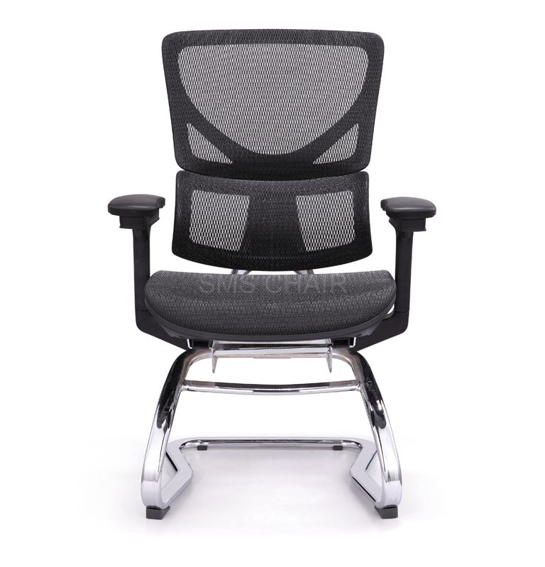 Ergonomic Office Reception Meeting Chairs with Bow Legs