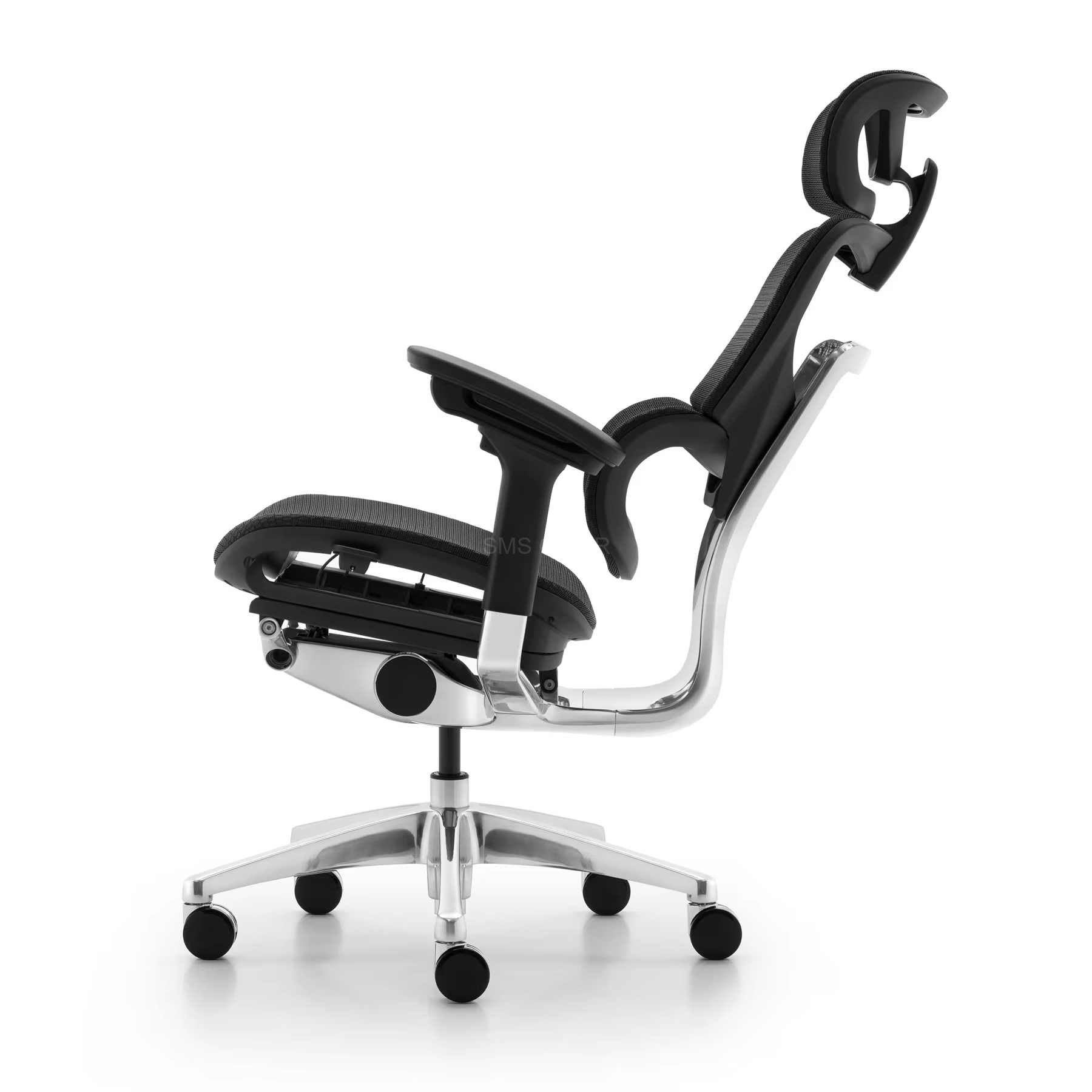 Office Furniture Leather Chair With Adjustable Double Lumbar Premium Ergonomic Executive Conference Office Chair