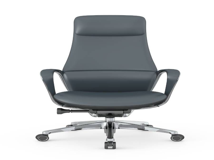 Luxury Ergonomic Executive Chair, PU Leather Swivel Office Chair for Manager & CEO Office