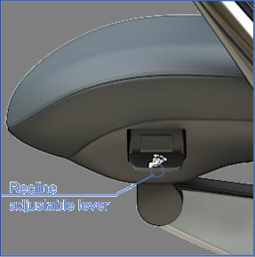 The inclination angle can be adjusted.