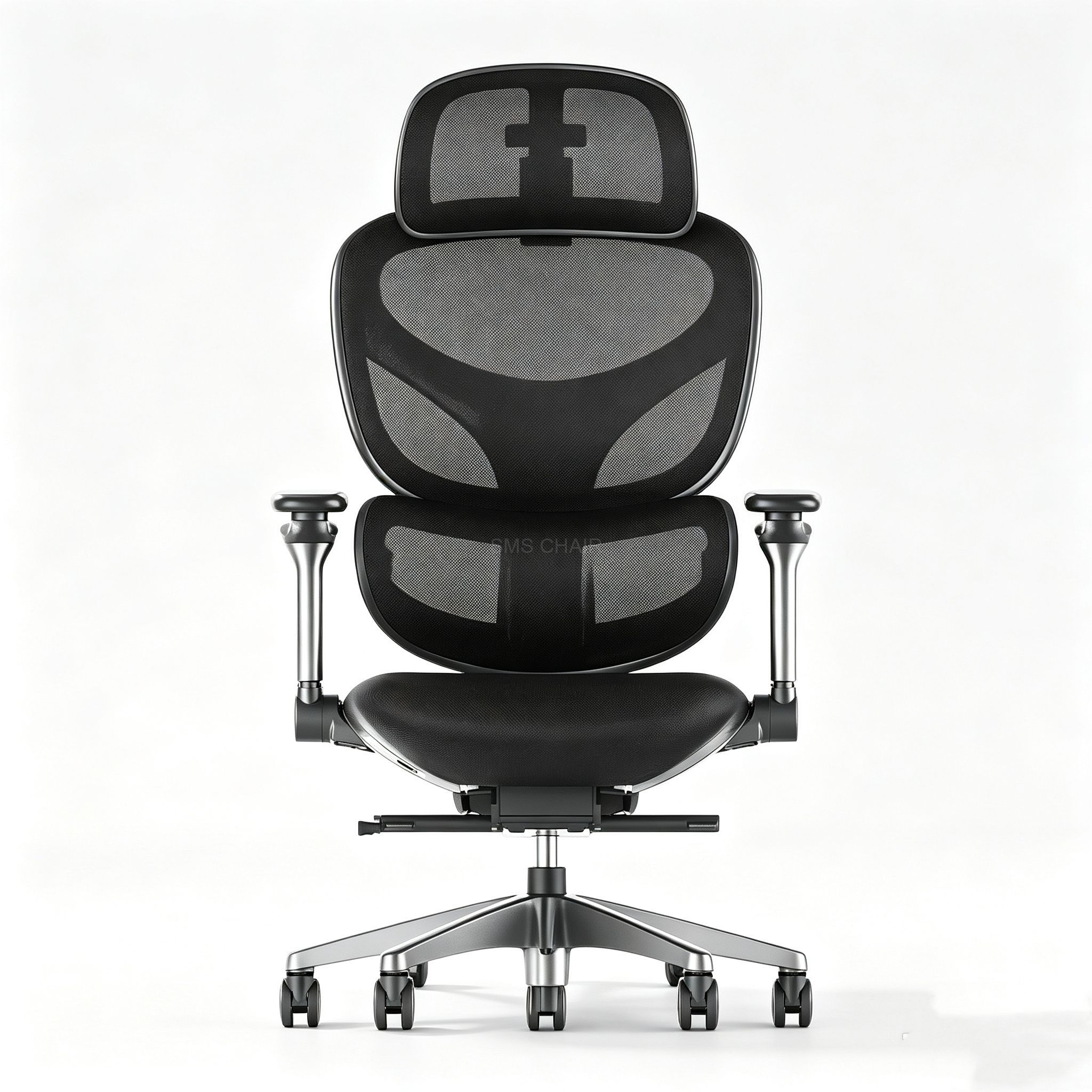 High Back Adjustable Mesh Ergonomic Office Chair with 3D Lumbar Support and 4D Headrest