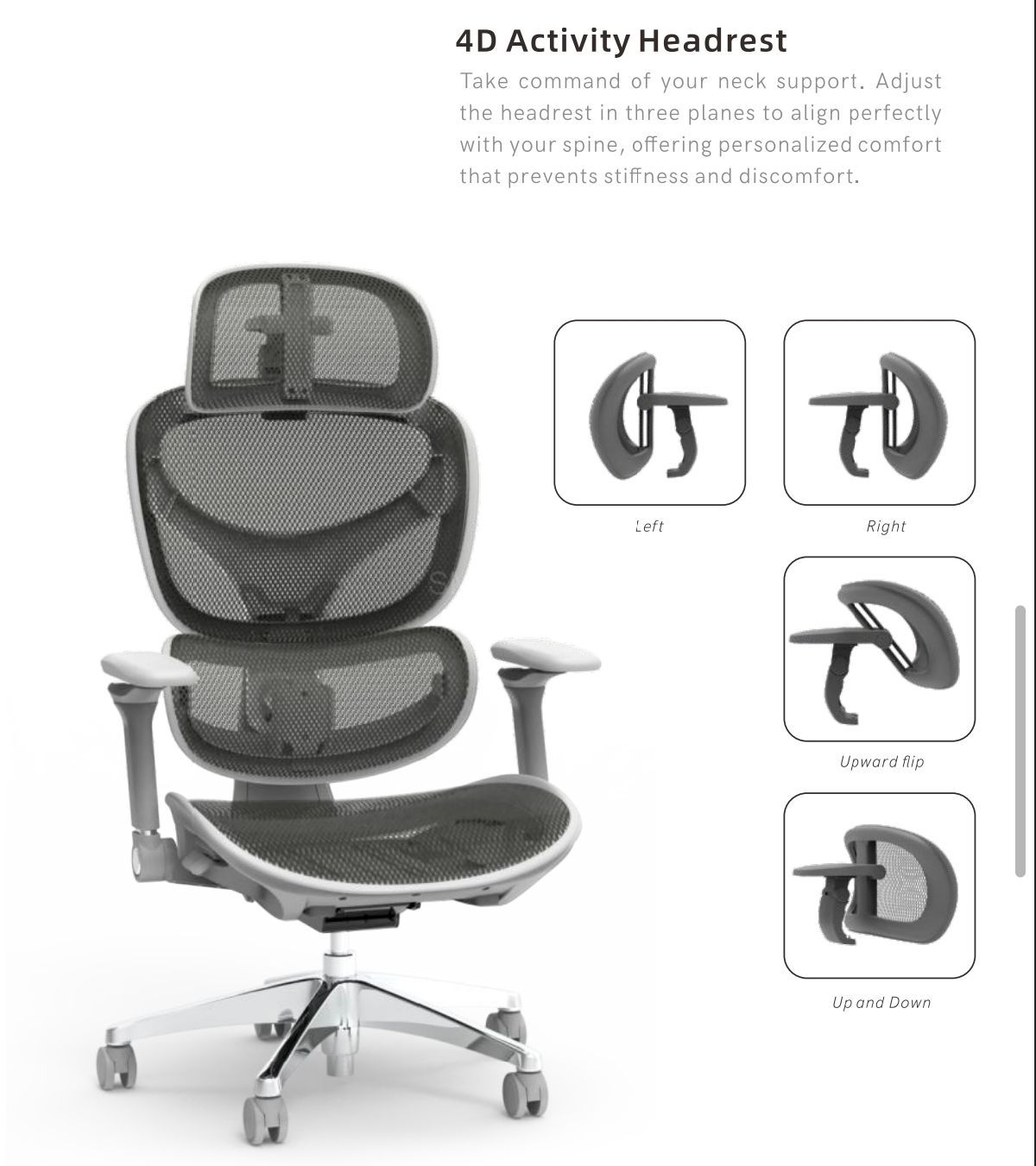 4D HEADREST