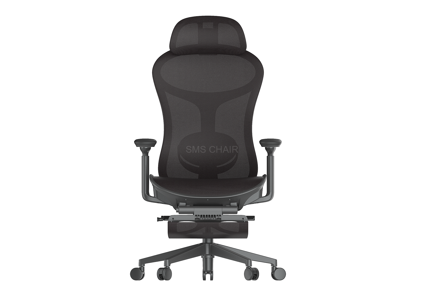 Ergonomic Mesh Office Chair with Footrest High Back Adjustable Computer Chair
