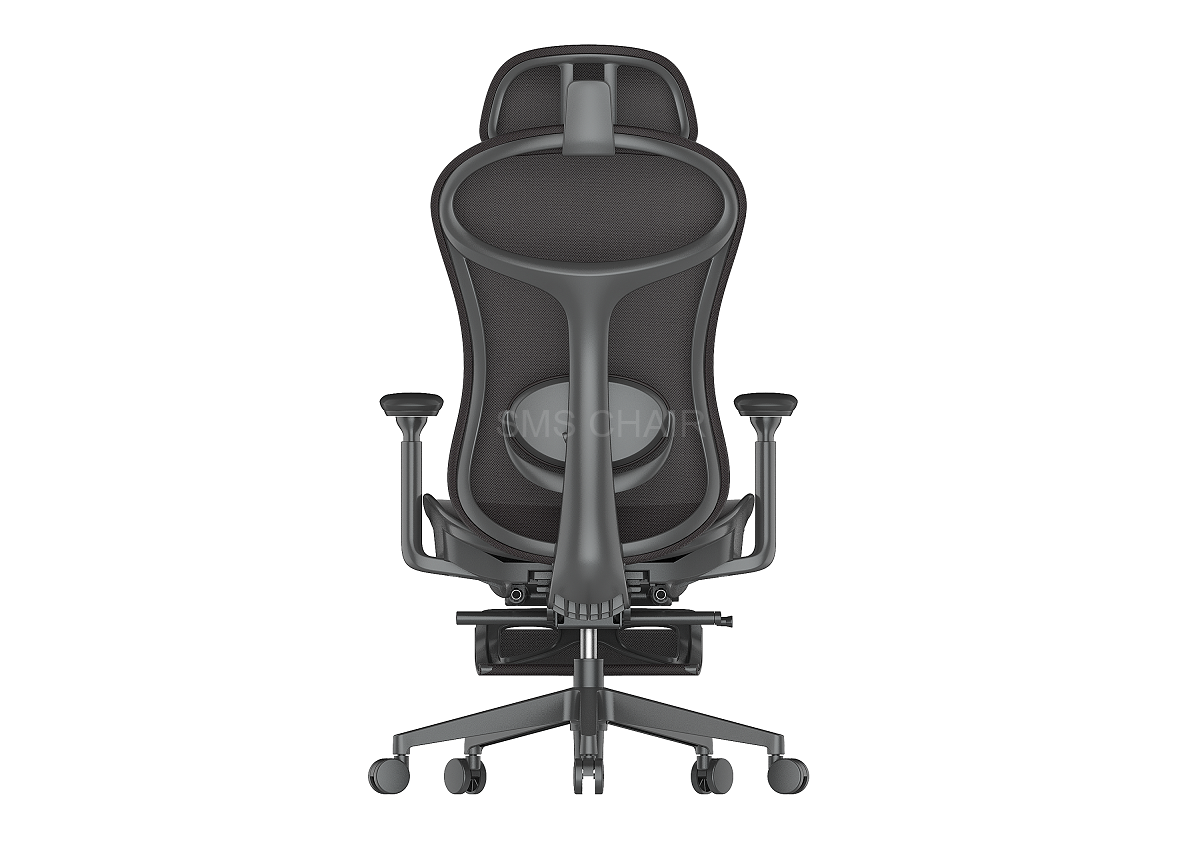 Ergonomic Mesh Office Chair with Footrest High Back Adjustable Computer Chair
