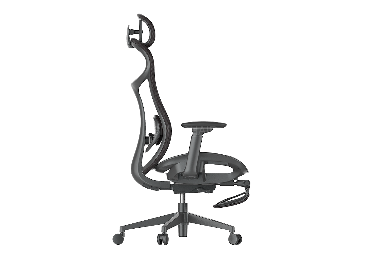 Ergonomic Mesh Office Chair with Footrest High Back Adjustable Computer Chair