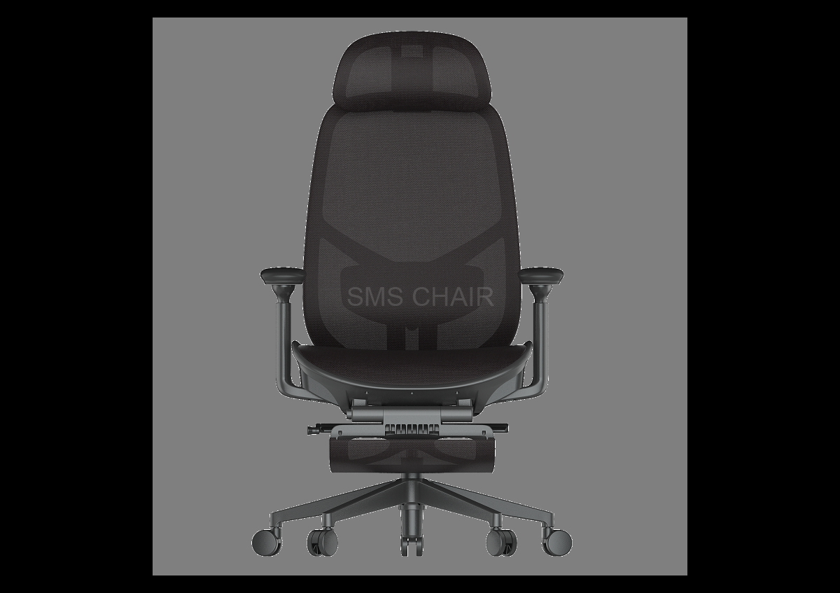 High Back Full Mesh Ergonomic Office Chair with Built-in Footrest
